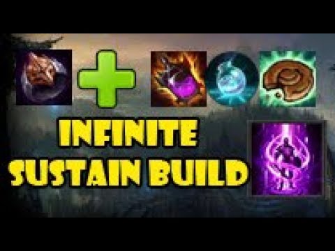 Infinite Sustain build - Dark Seal + Corrupting pot + Warp Tonic + Biscuits + TP