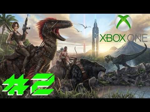 ARK Survival Evolved: Xbox One Episode 2! Taming, XP and Building Stuff!