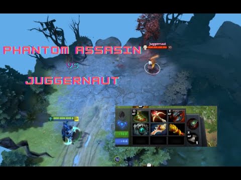 Phantom Assassin vs Juggernaut 1v1 | DOTA 2
