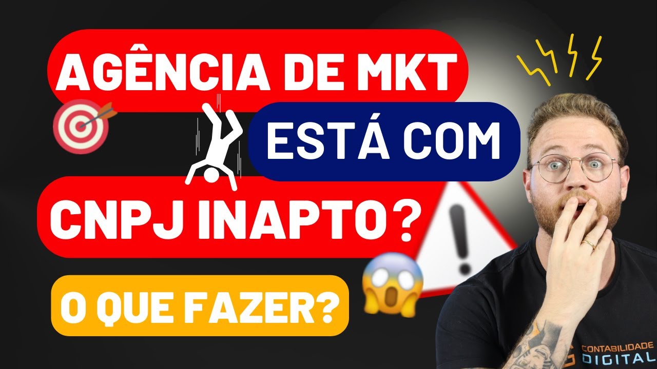 CNPJ da minha agência de marketing está inapto, o que fazer?