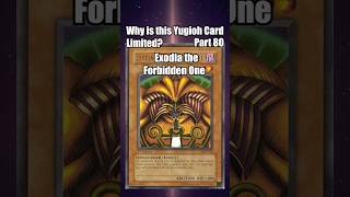Why is Exodia Limited? In 1 Minute! #yugiohmasterduel #yugiohcommunity #yugiohtcg #yugiohcards