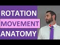 Rotation Anatomy Body Movement Term | Arm, Thigh, Head, Spine Rotation