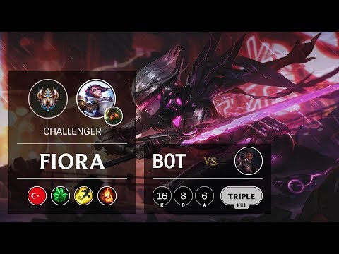 Fiora Bot vs Lucian - TR Challenger Patch 9.19