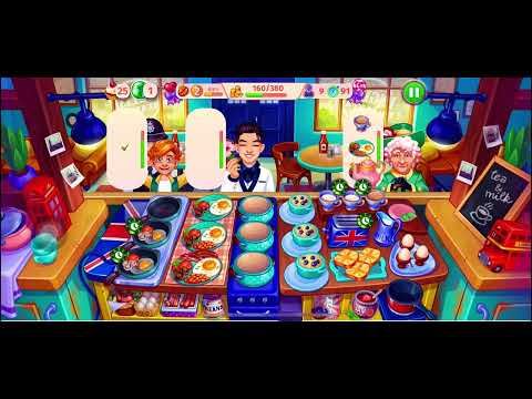 Cooking Craze London Level 32 (Combo 380 / Don’t Lose Any Customers / 130 Seconds)