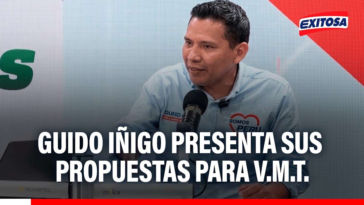 🔴🔵 Guido Iñigo presenta sus propuestas como candidato a la alcaldía de Villa María del Triunfo