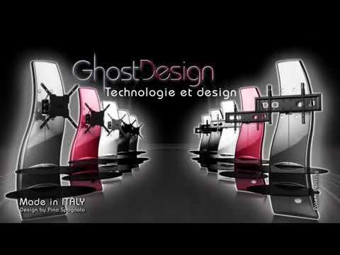 Meuble TV mural Ghost design 3000 noir