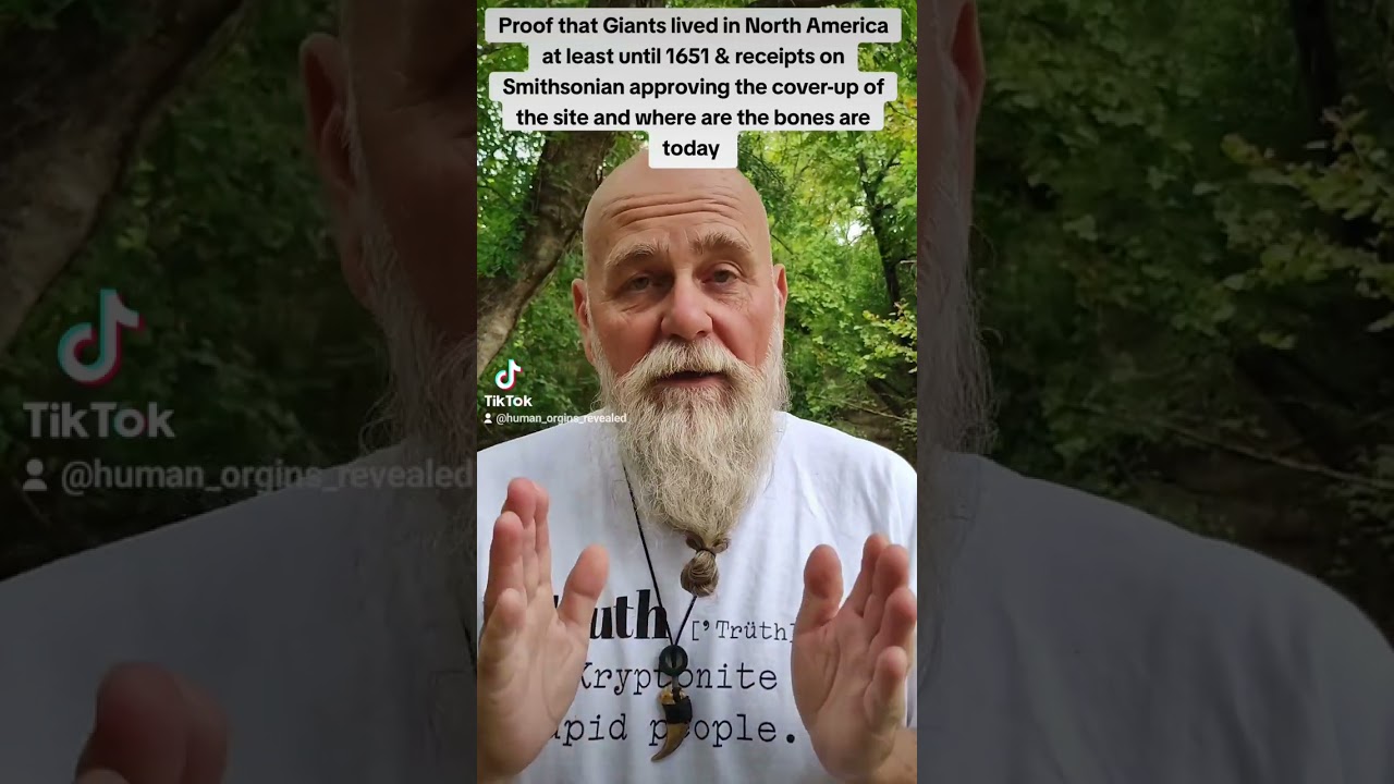Giants DID exist in North America! 1.6 million views on Tiktok!