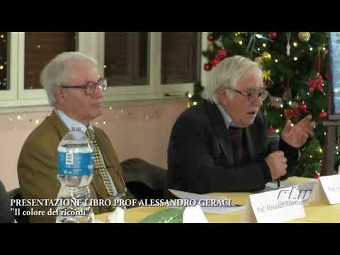 PRESENTAZIONE LIBRO PROF ALESSANDRO GERACI