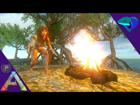 BRUTAL SWAMP SURVIVAL! NEW SERIES, TRYING TO LEVEL! ARK: Mobile Swamp Survival [E1]