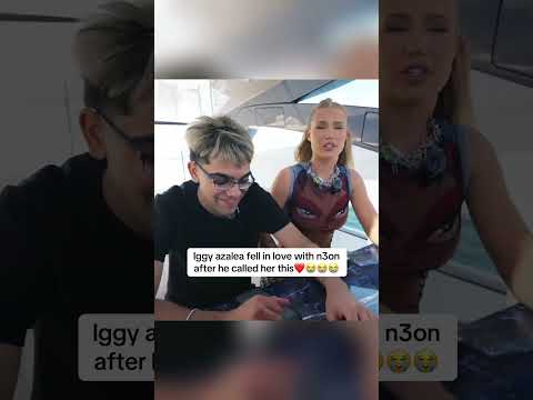 Iggy azalea fell in love with n3on after he called her this❤️😭😭😭 #n3on #iggyazalea