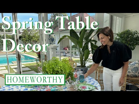 SET 3 SPRING TABLES | Inside Courtney Petit's Jaw-dropping China Closet