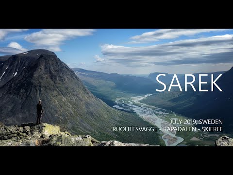 It RAINS always in SAREK? Ruohtesvagge, Rapadalen and Skierffe[CINEMATIC][2019][SILENT HIKE]