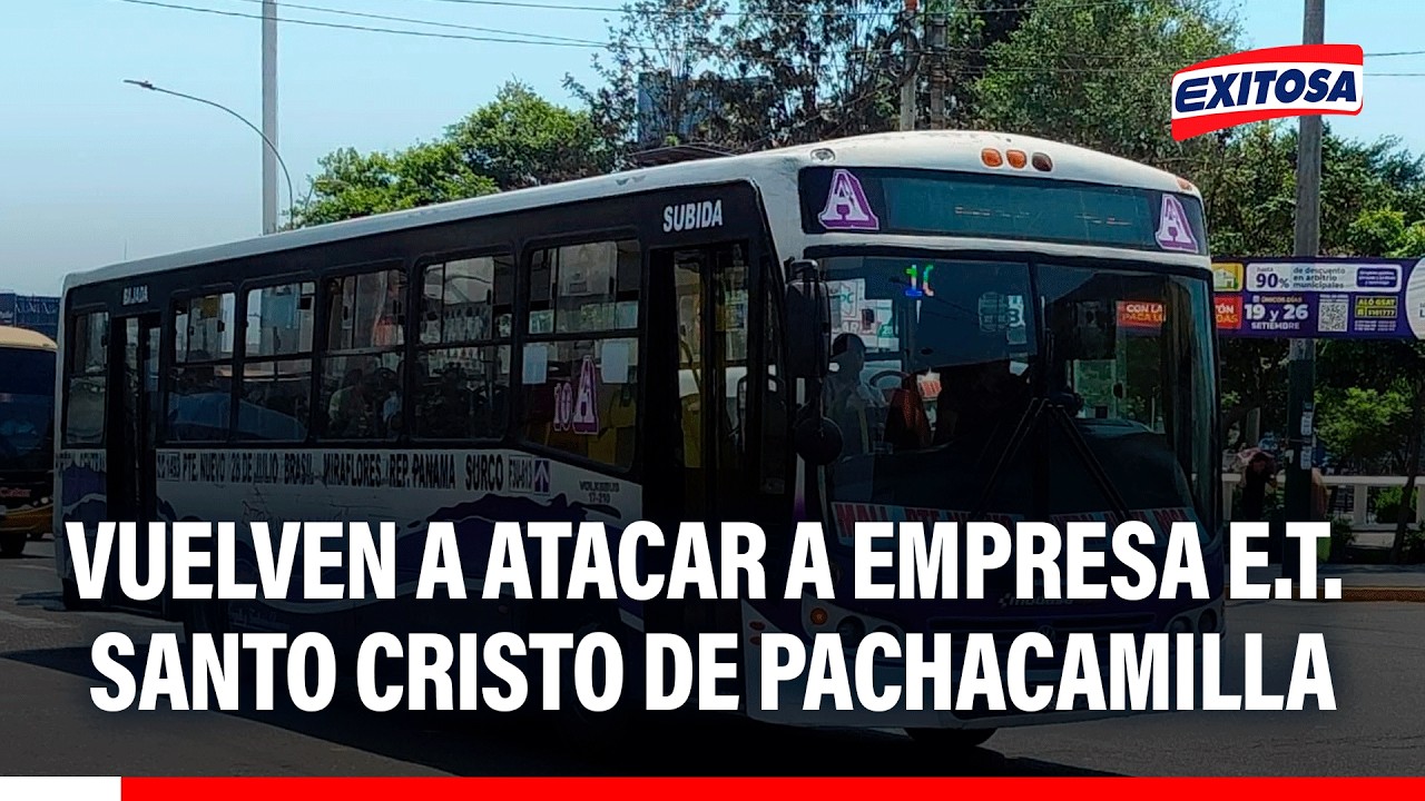 🔴🔵 Conductor se encuentra estable luego del ataque de extorsión