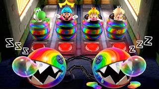 【マリオパーティスーパースターズ】全ミニゲームで本気勝負！ヨッシーVSマリオVSピーチVSロゼッタ…まさかの結末に?