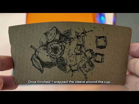 AntBelt G1 cup sleeve engraving video thumbnail