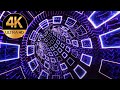 14 Hours 4k Deep Trance Bricks Light Background Video Loop Seamless Loop Tunnel Animation Background