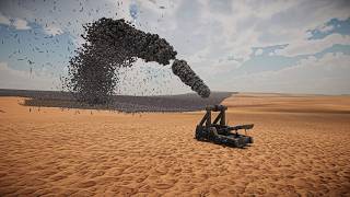 1 God Catapult vs 4 Million Zombies - Ultimate Epic Battle Simulator 2