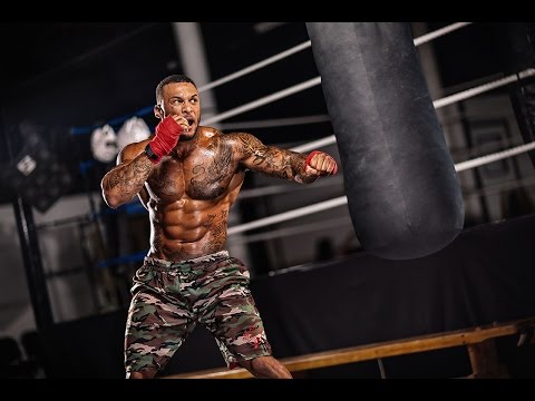 Former Marine David McIntosh's hardcore fight workout