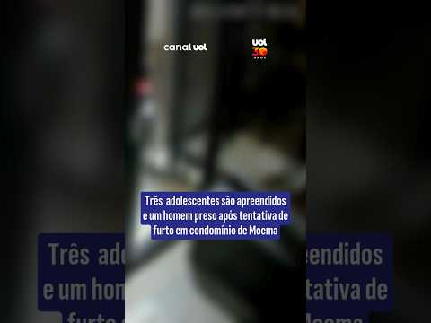 Três adolescentes são apreendidos e um homem preso após tentativa de furto em condomínio de Moema