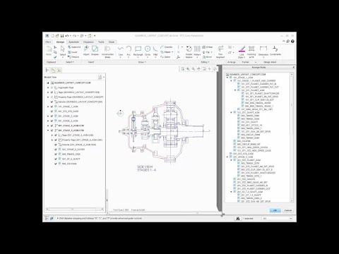 PTC Creo Layout Model Tree