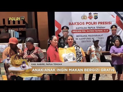 POLDA PAPUA TENGAH GELAR BAKSOS JELANG RAMADAN