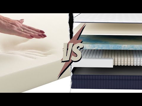 Memory Foam vs Hybrid Mattress Comparison and Tests [Which Is Right?]