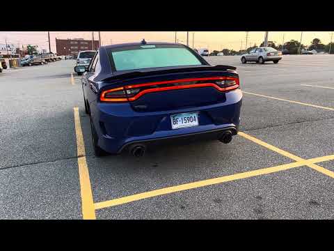 2020 Dodge Charger R/T with the MBRP 3” Stainless Steel Race Series Exhaust
