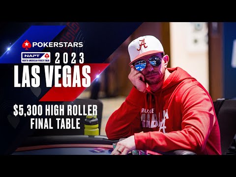 NAPT LAS VEGAS: $5K HIGH ROLLER - FINAL TABLE ♠️ PokerStars