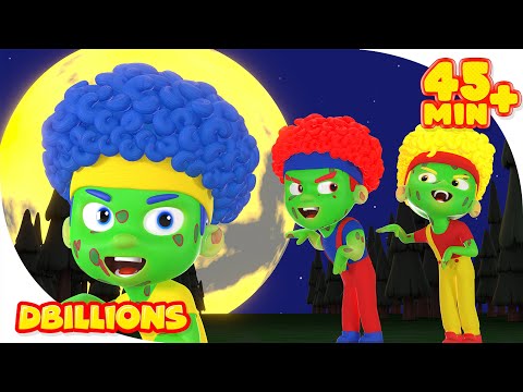 Zombie Dance with New DB Heroes | Mega Compilation | D Billions Kids Songs