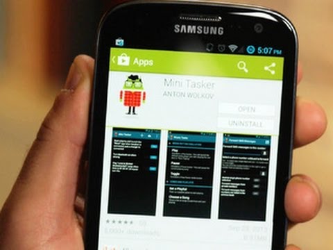 CNET How To - Automate your Android device with Mini Tasker