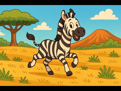 Zig-Zag le Zèbre | Chanson pour enfants avec paroles