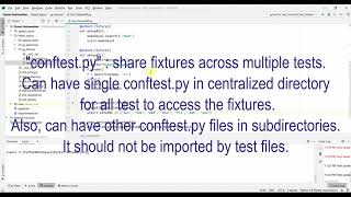 Pytest Tutorial: Sharing Fixtures Through conftest | Pytest Fixtures