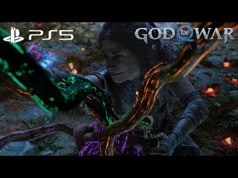 God of War Ragnarok - Freya Frees Herself From Odin's Trap 1080p PS5
