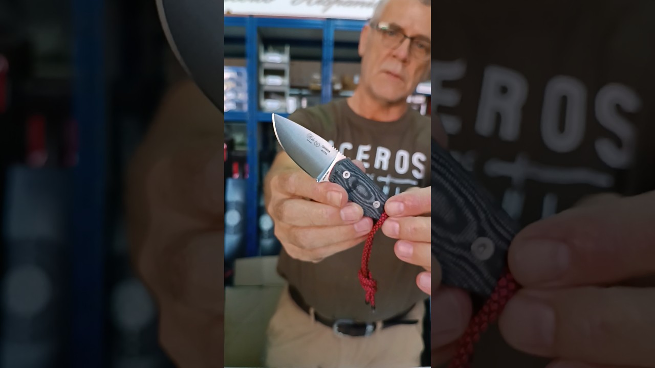 Cuchillo de cuello Chamán Micra Micarta Böhler