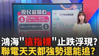 鴻海止跌訊號浮現? 專家:"這指標"有玄機 聯電天天都強勢還能追? 面板超強 群創百元有望!?｜【股民最大黨-股民最關心】三立財經iNEWS