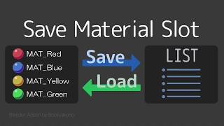 Save Material Slot video thumbnail