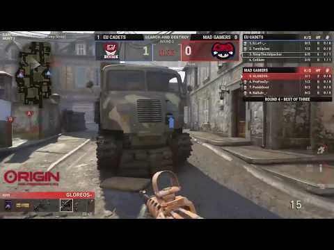 eU Cadets vs Mad Gamers - Prime $2,500 4v4 S&D - Round 4 - January 26th