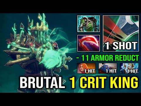 Powerful 1 Crit King -11 Armor Reduct Desolator Mortal Strike Wraith King EZ Rampage Dota 2