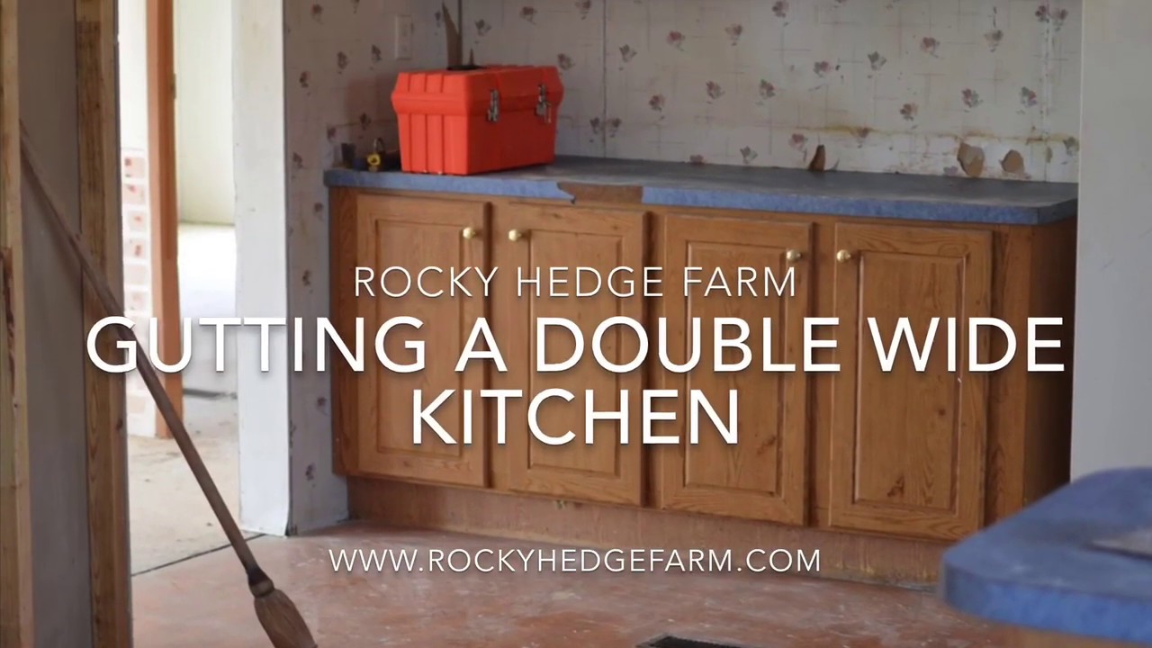 Double Wide | Mobile Home Kitchen Remodel - The Tear Out Process