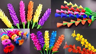 5 Beautiful Paper Sticky Gift Flower | Easy Room Decoration Ideas | Paper craft | Easy DIY Crafts