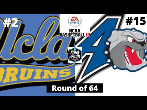 #2 UCLA vs #15 UNC Asheville - NCAA Basketball 10 Simulation!