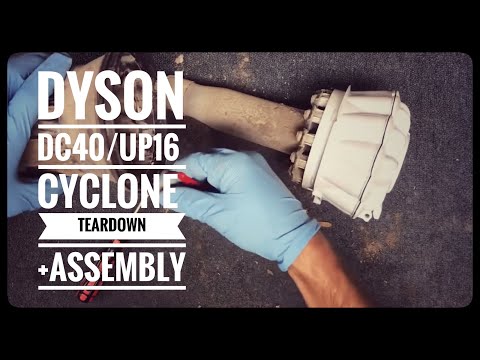 How to take apart and clean a Dyson UP16/DC40 cyclone