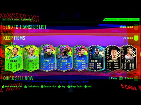 FIFA 21 81+ RARE PLAYERS PACK X25 PACK OPENING - ICON SWAPS
