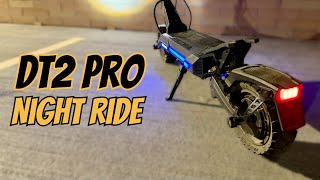 Light it up! AUSOM DT2 PRO Electric Scooter NIGHT RIDE!