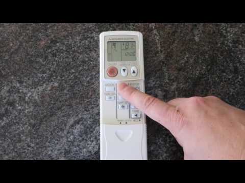 Morris Tips: Operating Remote for Your Mitsubishi Ductless System