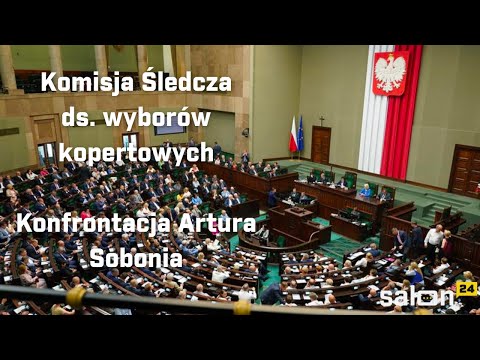 Komisja Śledcza ds. wyborów kopertowych: konfrontacja Artura Sobonia