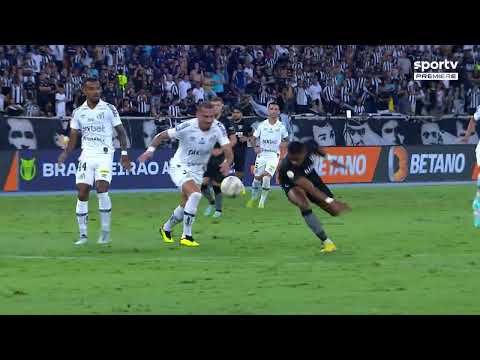 BOTAFOGO 3 - 0 SANTOS MELHORES MOMENTOS - SÉRIE A - 37ª RODADA