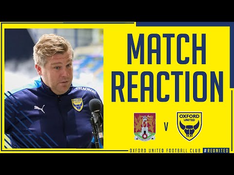 Karl Robinson as Oxford United lose at Northampton Town
