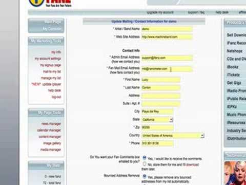 Ifanz Myinfo Tutorial