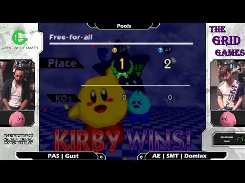 Smash 64: PAS | Gust (Kirby) V AE | SMT | Domlax (Kirby) - Shattered 113 SSB64
